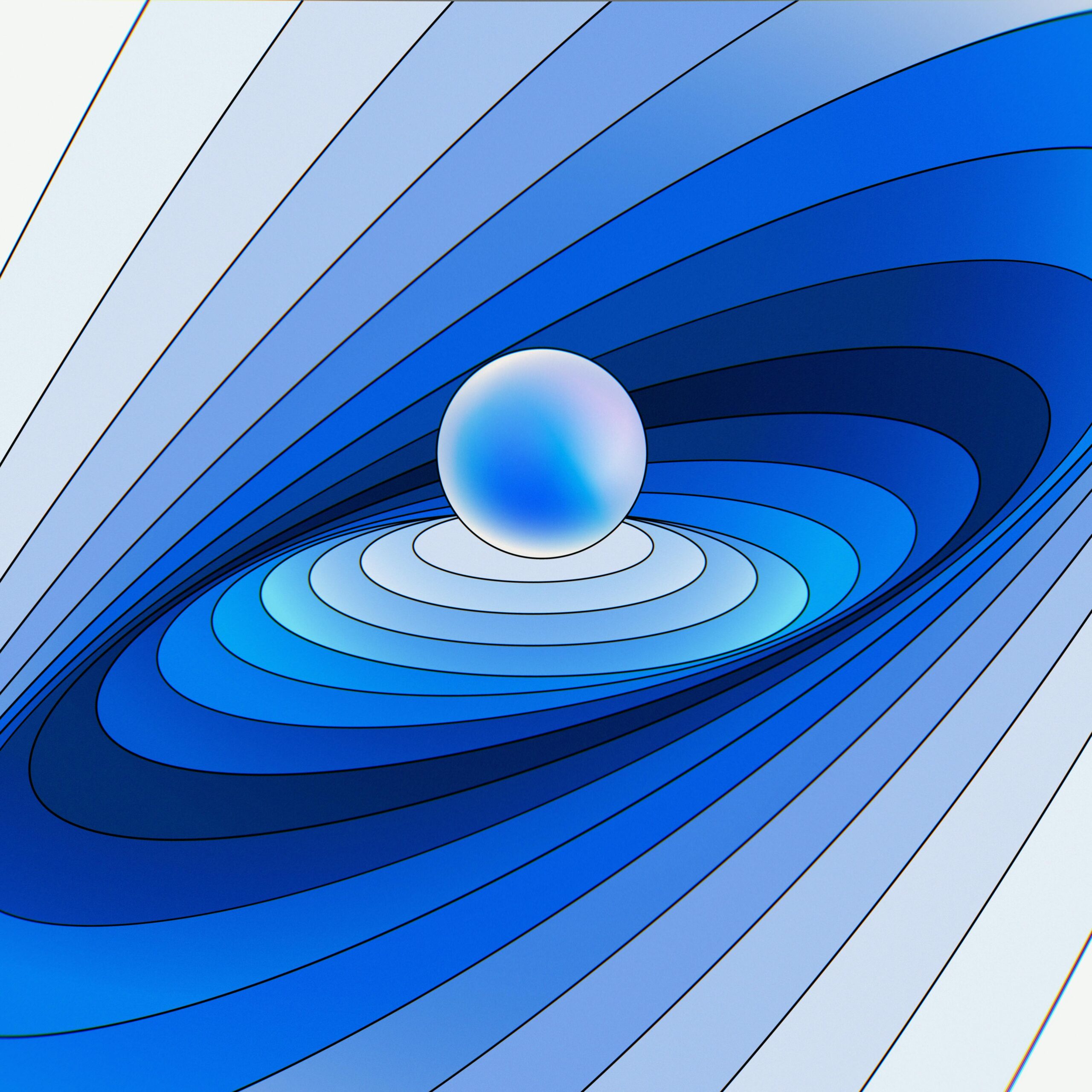 An abstract representation of artificial intelligence (AI), featuring interconnected nodes and neural networks symbolizing data processing and machine learning concepts