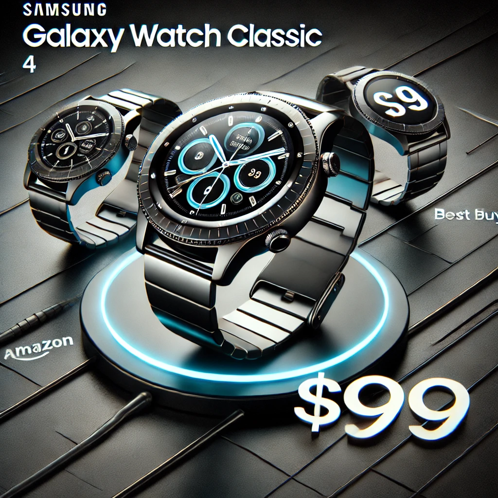 Unbeatable Deal! Get the Samsung Galaxy Watch 4 Classic only at  $99 — Limited Time Offer!